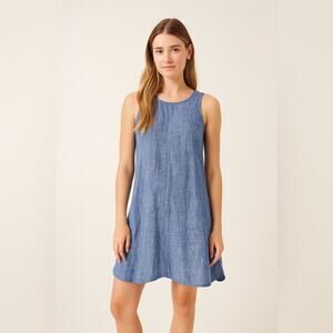 Saint Tropez West Blue Sleeveless Mini Dress